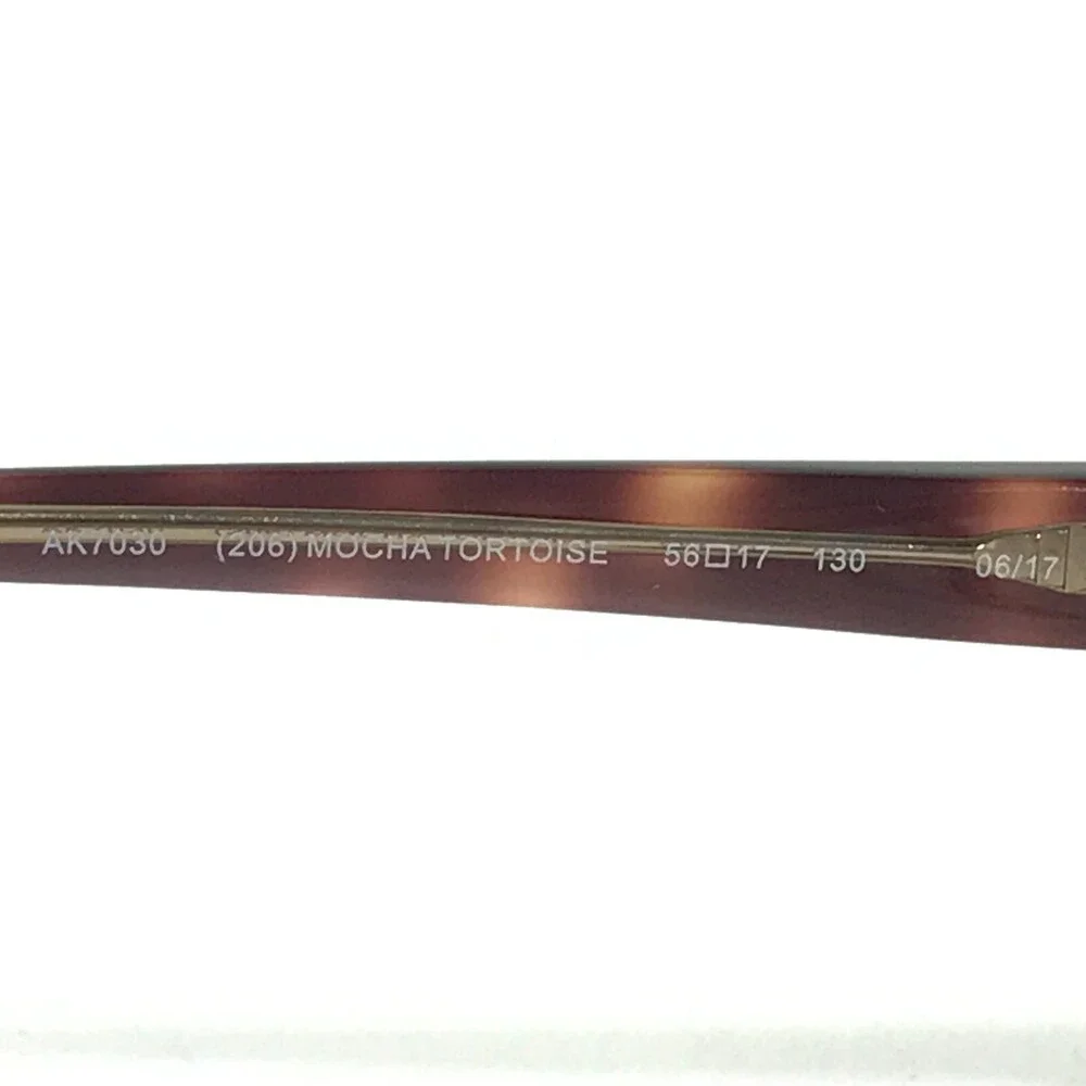 Anne Klein Eyeglasses Frames AK7030 206 MOCHA TORTOISE Round Full Rim 54-17-130
